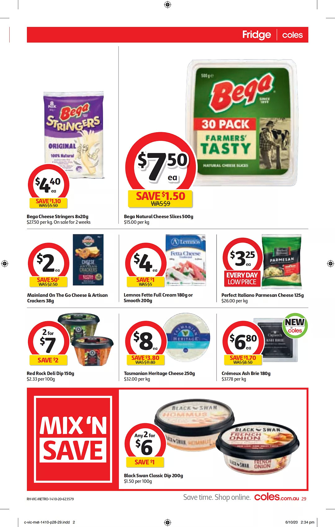 Coles 10月14日-10月20日折扣，本周日前满50刀免费送货 - 29