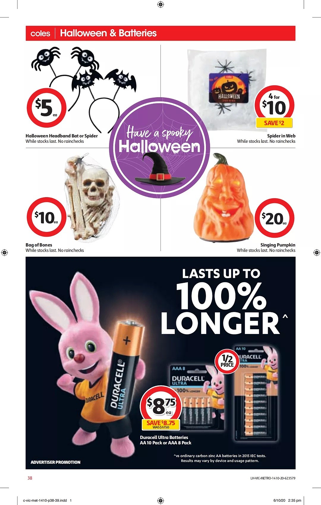 Coles 10月14日-10月20日折扣，本周日前满50刀免费送货 - 38