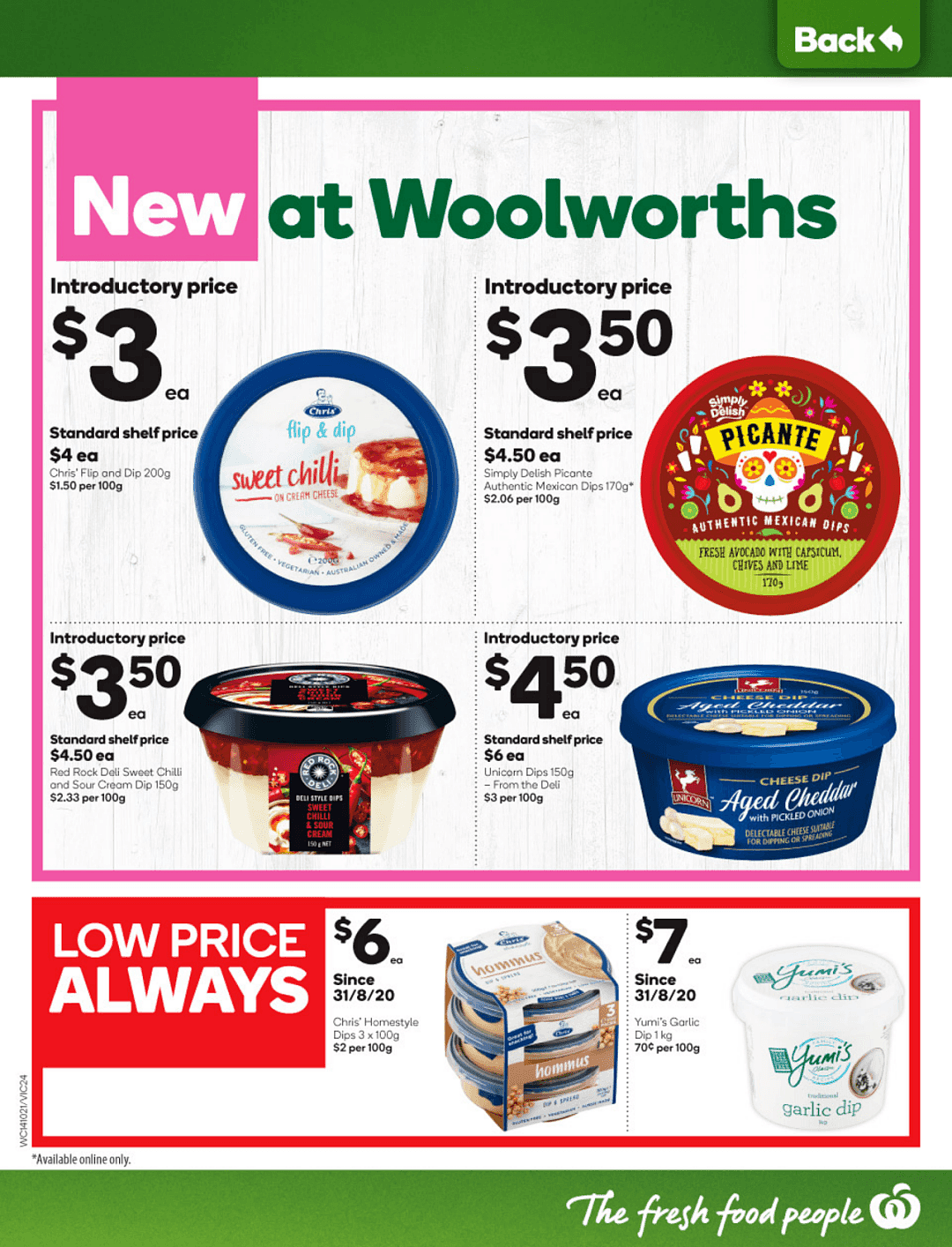 Woolworths 10月14日-10月20日折扣，春卷、电池半价 - 23