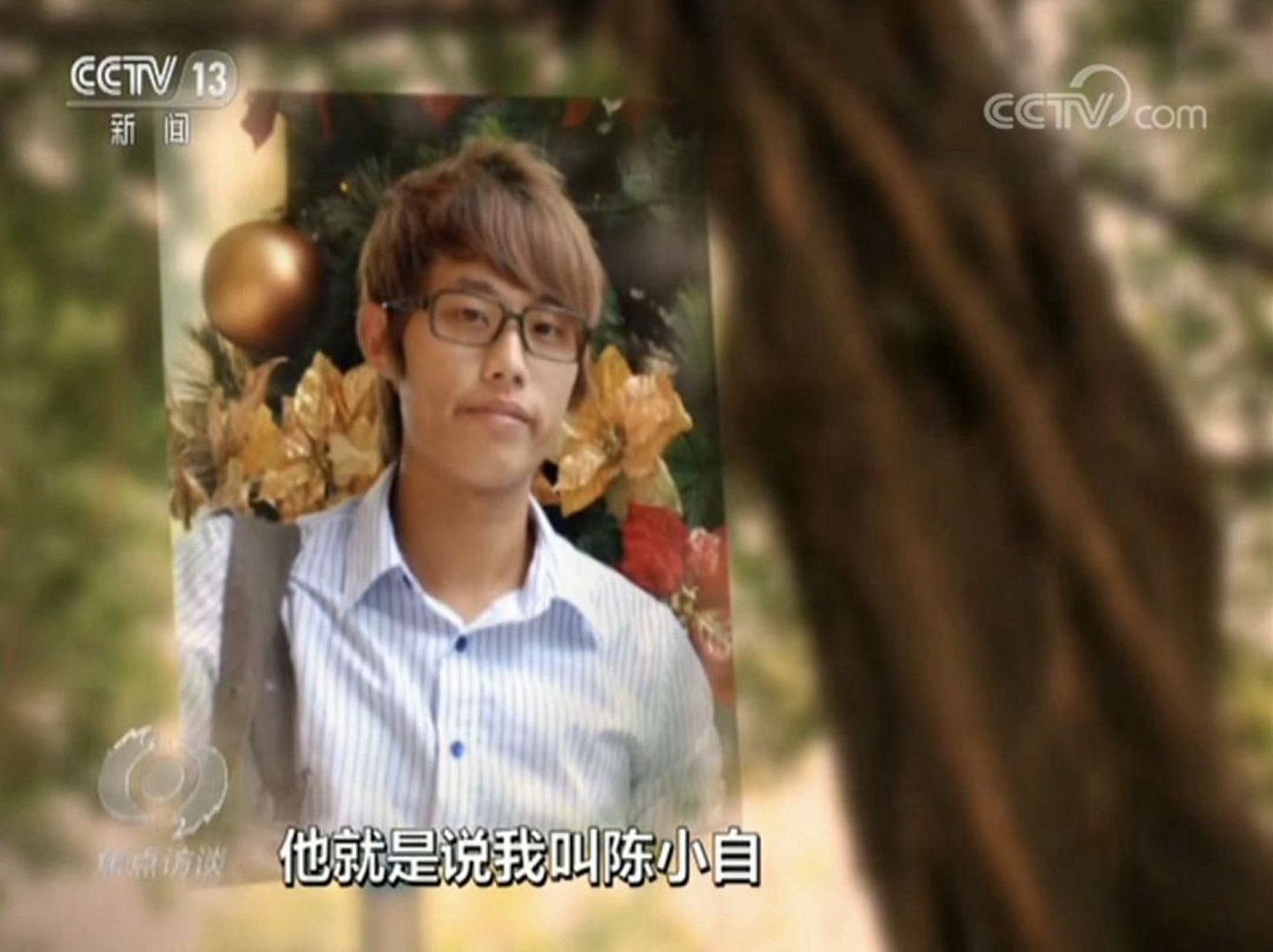 据报道，“小刘”是国内某大学政治学系的研究生，2012年作为交换生到台湾淡江大学学习，后被台方间谍联络，向其透露机密信息。（中国中央电视台视频截图）