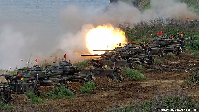 Taiwan Militär-Manöver mit M60 A3-Panzer aus US-Produktion (Getty Images/AFP/Sam Yeh)