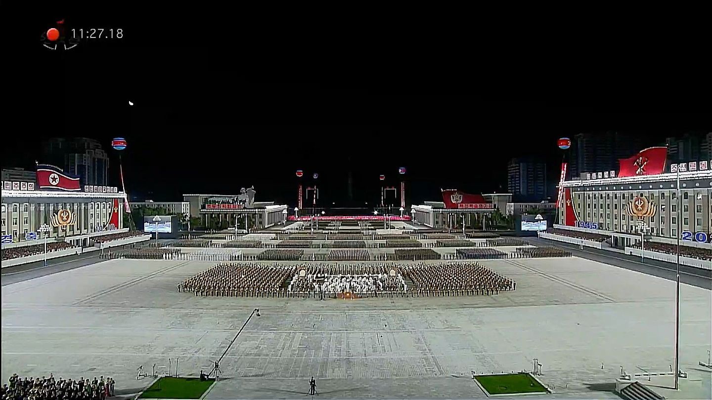 每年10月10日是朝鲜劳动党建党纪念日。（朝鲜中央电视台视频截图）