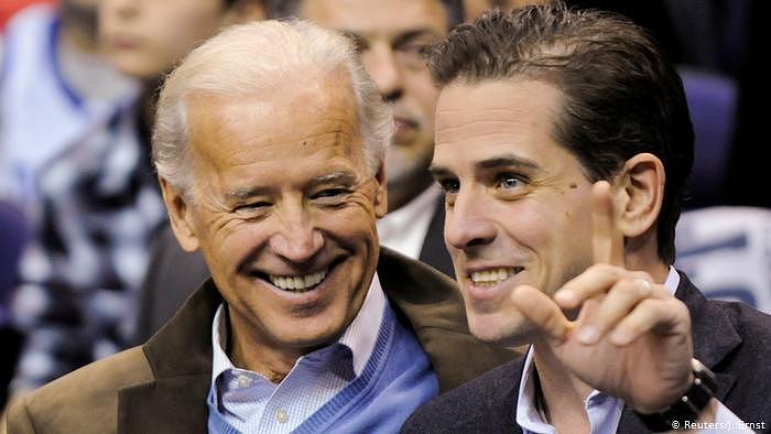 USA Joe Biden mit Sohn Hunter (Reuters/J. Ernst)