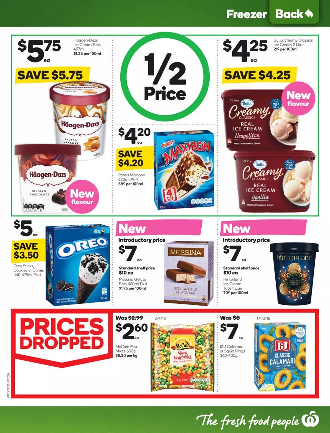 Woolworths 10月21日-10月27日折扣，哈根达斯、多款零食半价 - 24