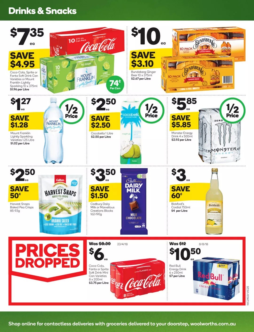 Woolworths 10月21日-10月27日折扣，哈根达斯、多款零食半价 - 25