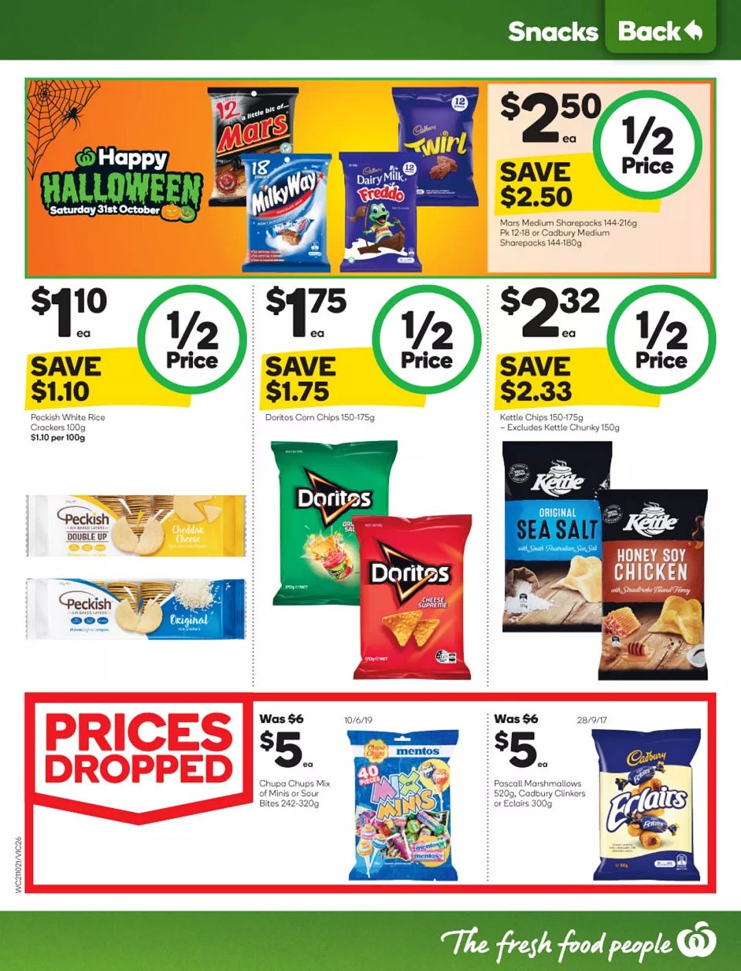 Woolworths 10月21日-10月27日折扣，哈根达斯、多款零食半价 - 26