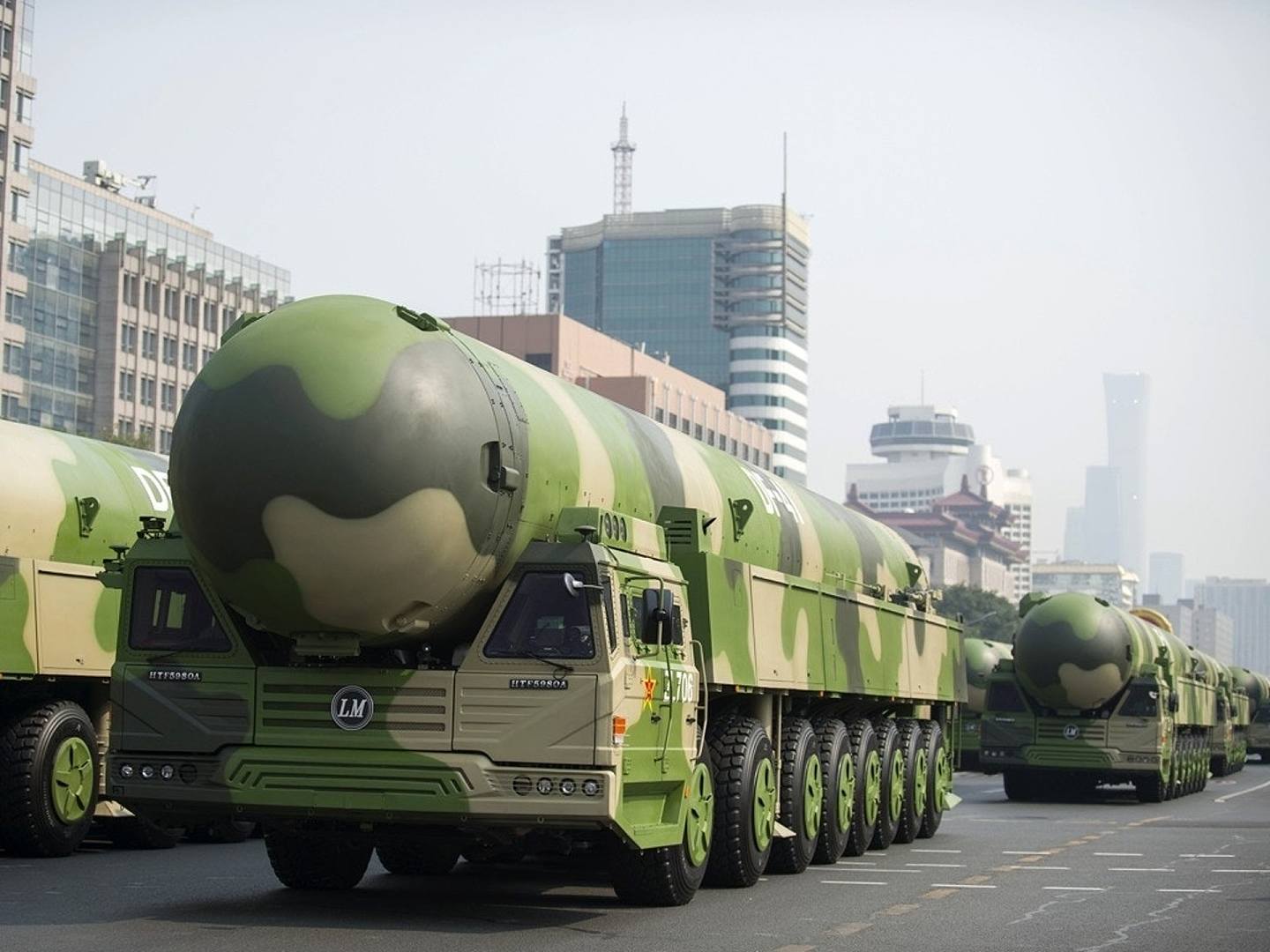 东风-41是中国最先进洲际核导弹，也被称为是地球上威力最大的导弹。 （新华社）