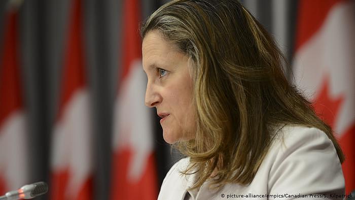 Kanada I Chrystia Freeland (picture-alliance/empics/Canadian Press/S. Kilpatrick)