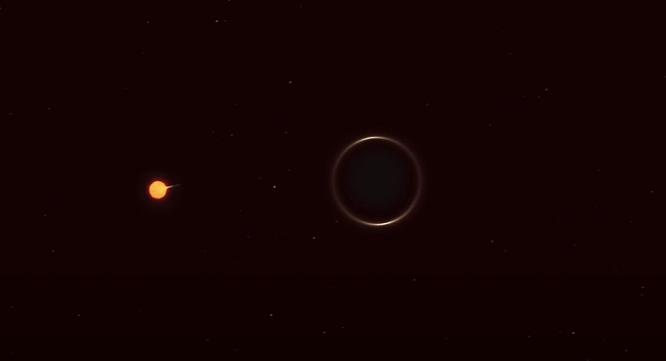 欧洲天文台重现恒星遭黑洞撕裂全过程 最后一抹残光极凄美（组图） - 2