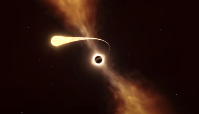欧洲天文台重现恒星遭黑洞撕裂全过程 最后一抹残光极凄美（组图） - 9