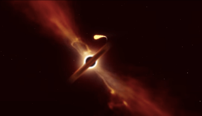 欧洲天文台重现恒星遭黑洞撕裂全过程 最后一抹残光极凄美（组图） - 12