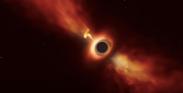 欧洲天文台重现恒星遭黑洞撕裂全过程 最后一抹残光极凄美（组图） - 16