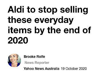 Aldi宣布两个月内，澳洲所有门店停止销售这些日用品！不卖了（组图） - 2