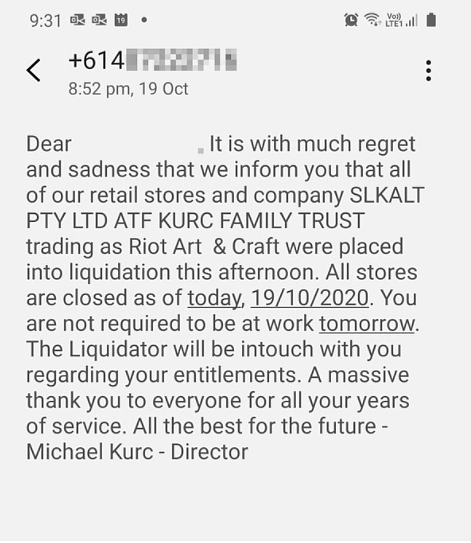 澳知名老牌零售店宣布破产！56家门店全关闭，数百员工收到短信就失业了（组图） - 2