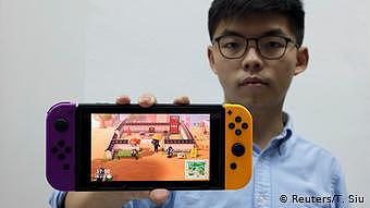 Hongkong Aktivist Joshua Wong Nintendo Spiel Animal Crossing (Reuters/T. Siu)