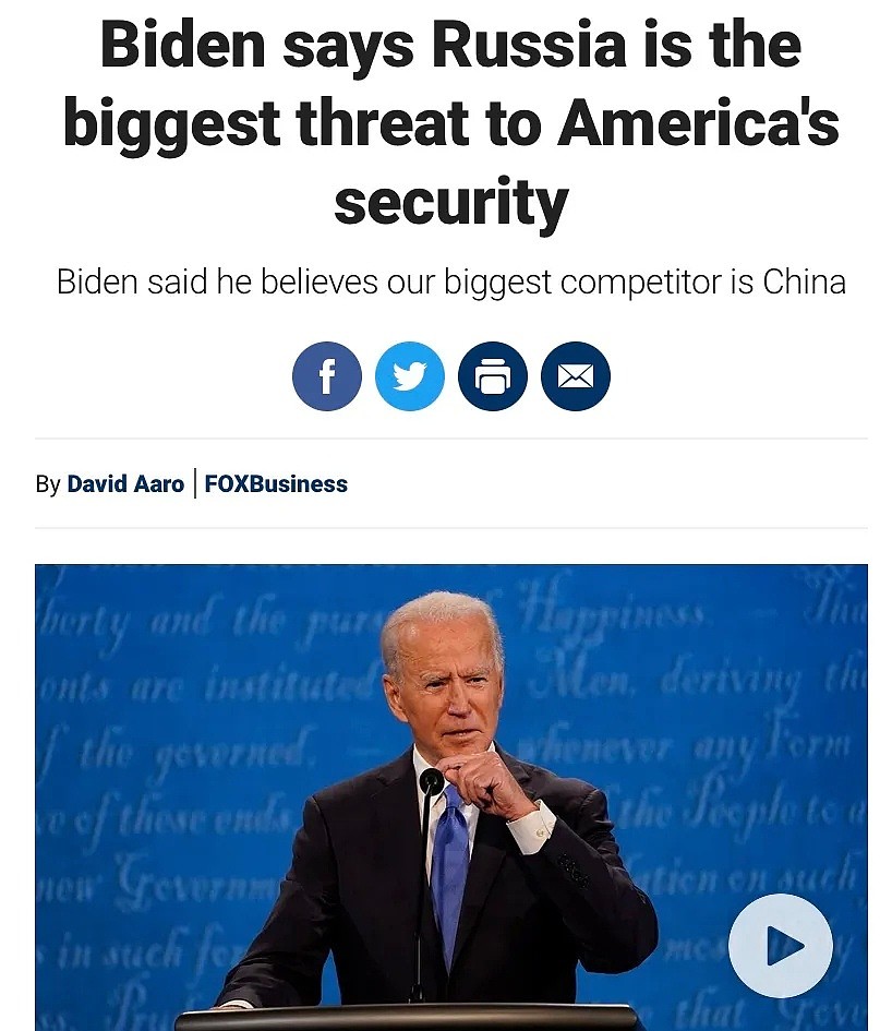 拜登对华政策班底全是熟人？但他说美国最大威胁不是中国（组图） - 2
