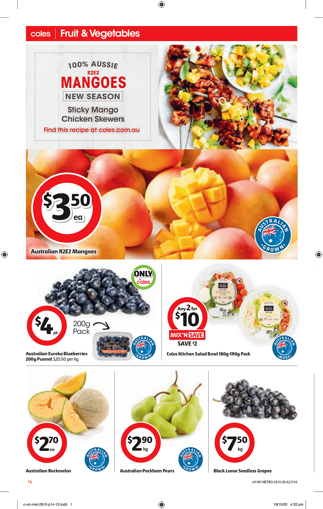 Coles 10月28日-11月3日折扣，万圣节糖果半价、新式猪肉饺尝鲜价 - 20