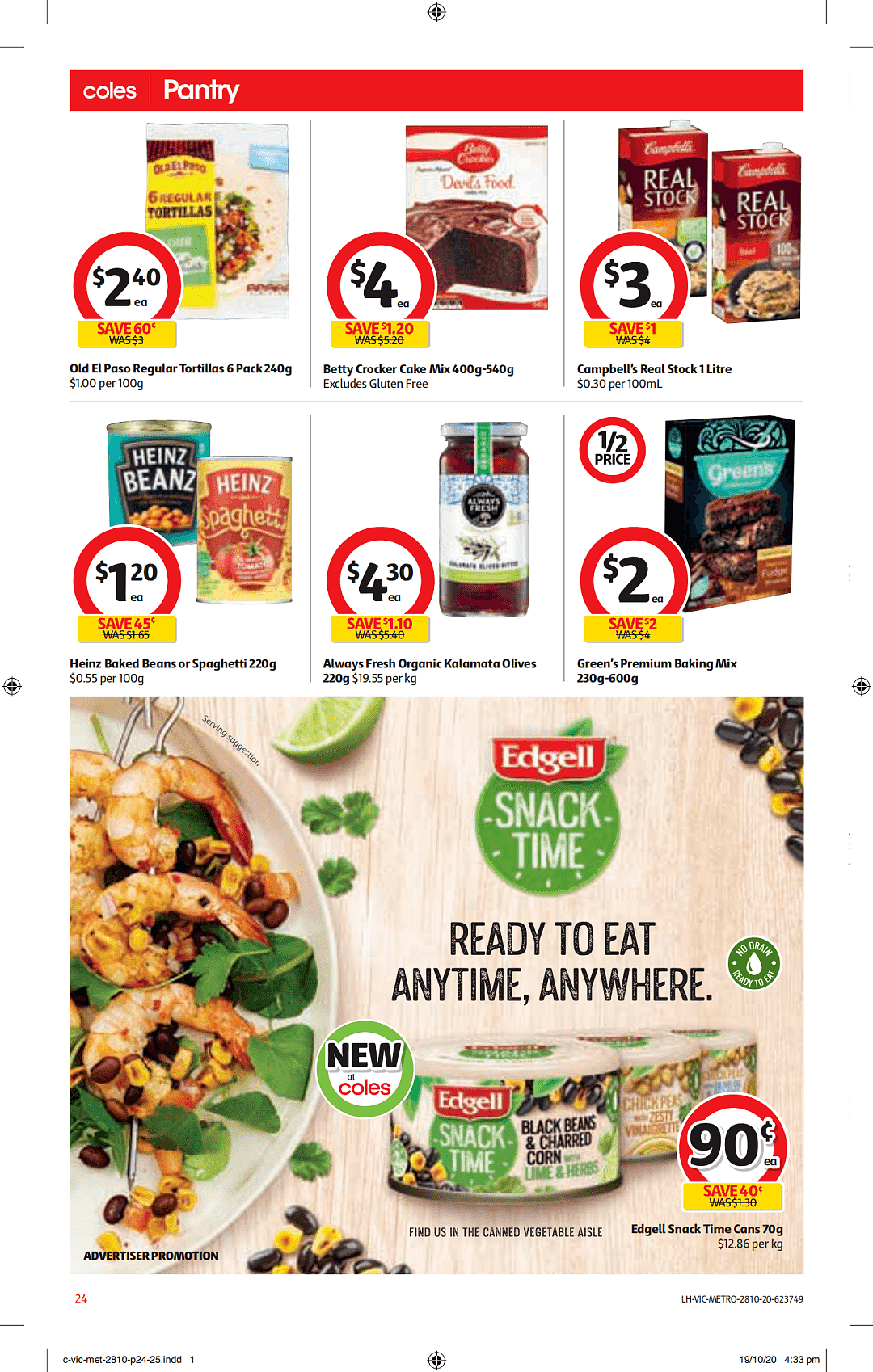 Coles 10月28日-11月3日折扣，万圣节糖果半价、新式猪肉饺尝鲜价 - 30