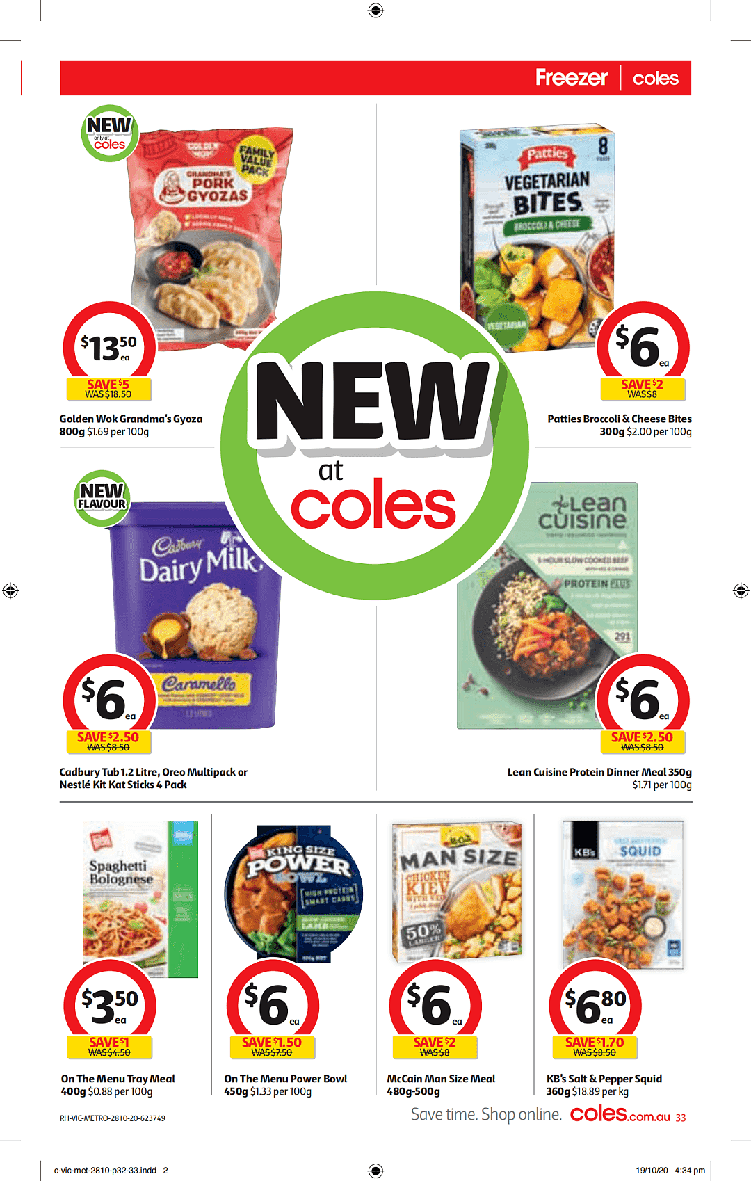 Coles 10月28日-11月3日折扣，万圣节糖果半价、新式猪肉饺尝鲜价 - 39
