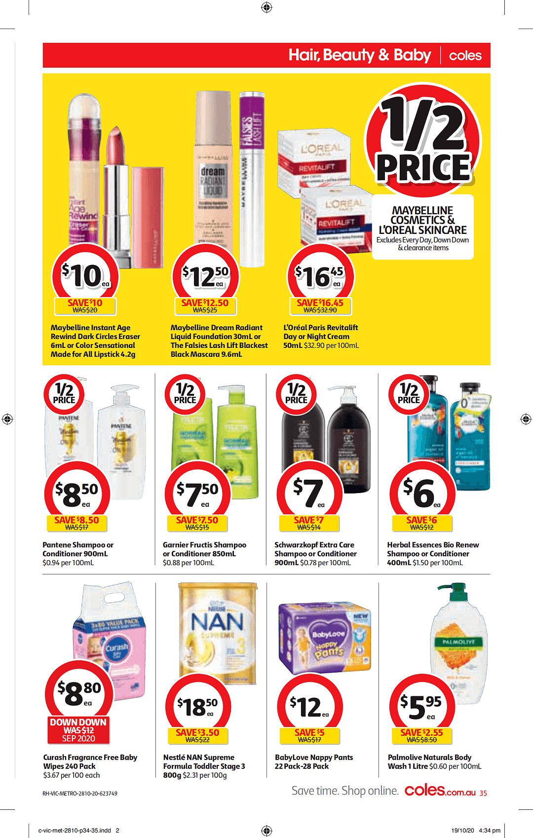 Coles 10月28日-11月3日折扣，万圣节糖果半价、新式猪肉饺尝鲜价 - 41