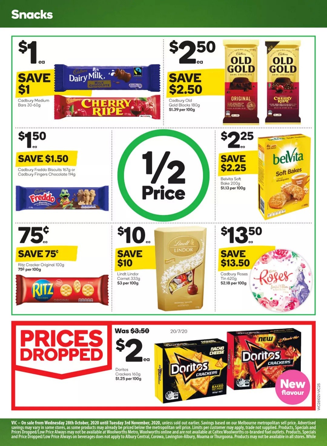 Woolworths 10月28日-11月3日折扣，防虫喷雾半价、新式蛋糕口味冰淇淋打折 - 36