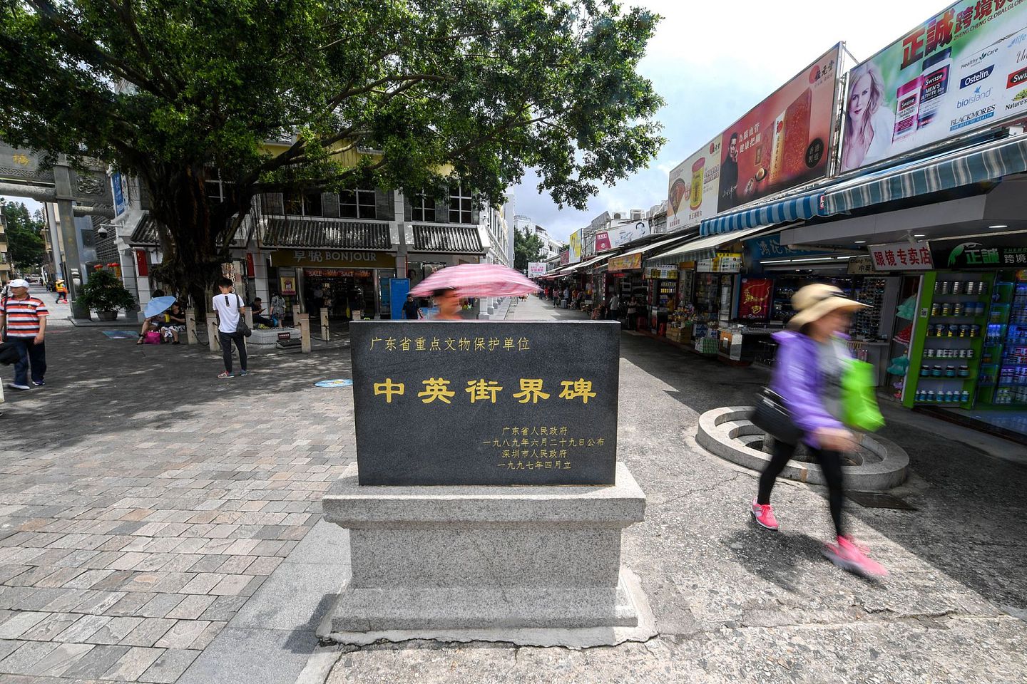 深圳与香港紧密相连，两地可以互相借鉴，取长补短，共谋发展。（新华社）
