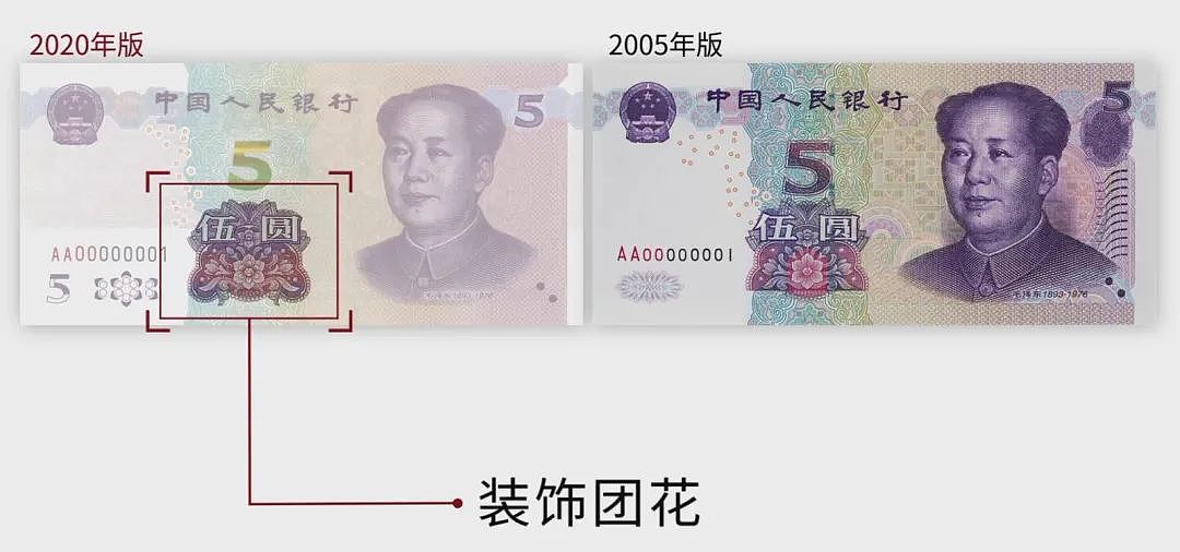 中国新版5元纸币11月5日起发行 新旧版本大对比（图） - 5