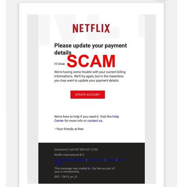 你收过这样的邮件吗？小心Netflix假冒邮件，澳洲民众要谨防上当（组图） - 2