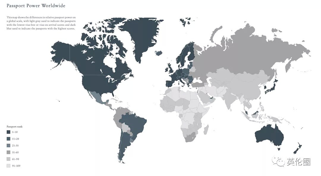 2020全球护照排名，澳洲排第八！英美再跌，中国再升五位（组图） - 31