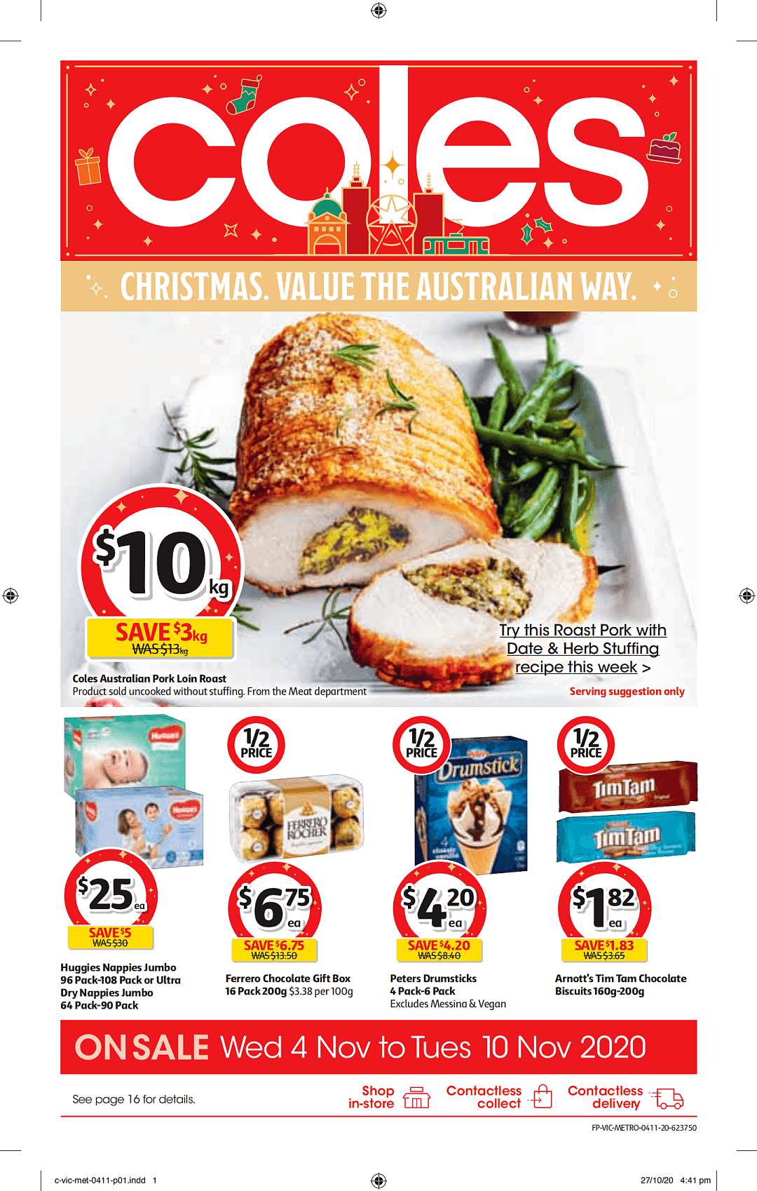 Coles 11月4日-11月10日折扣，油半价，免费换刀具活动开始 - 1