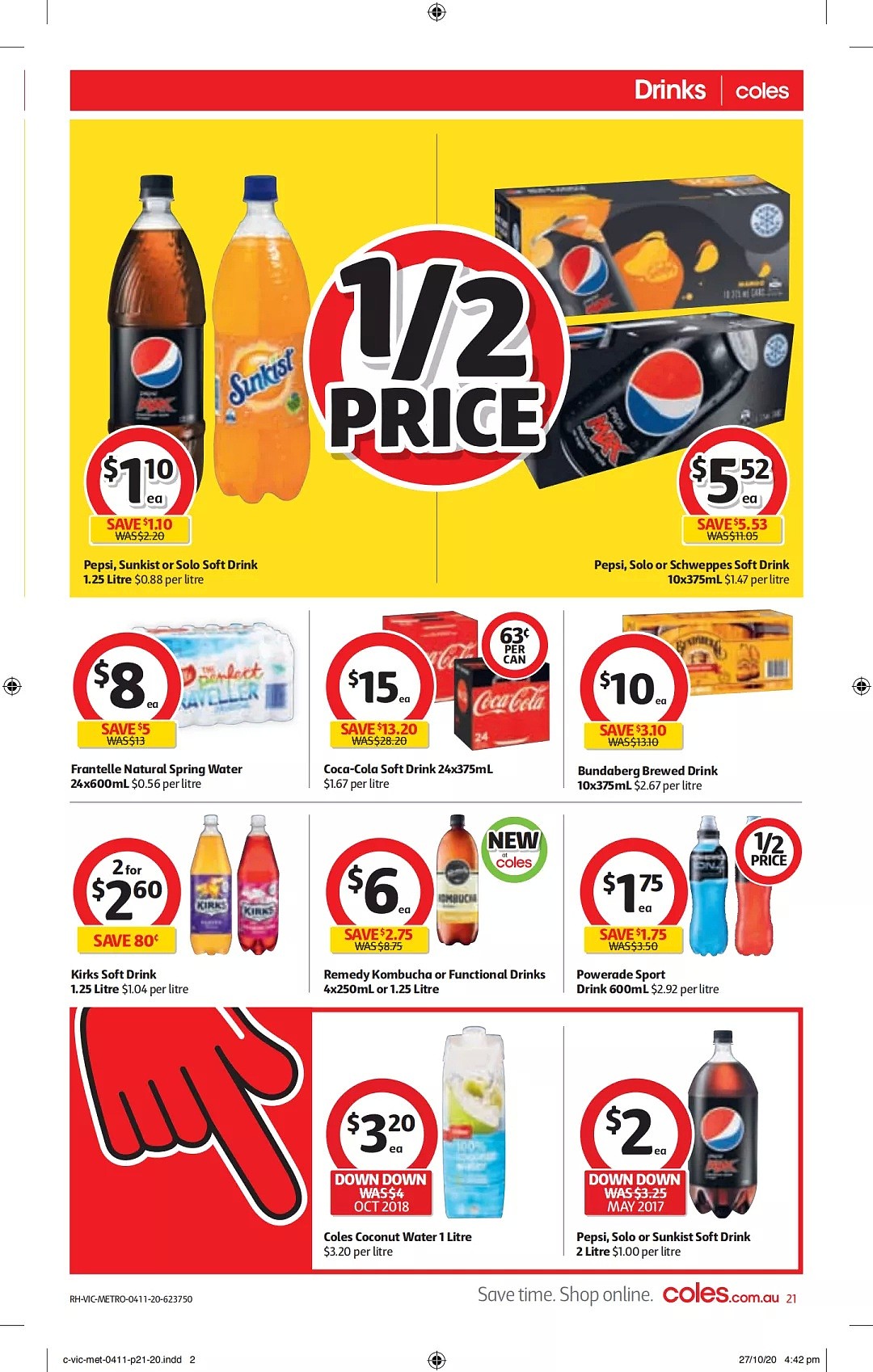 Coles 11月4日-11月10日折扣，油半价，免费换刀具活动开始 - 21