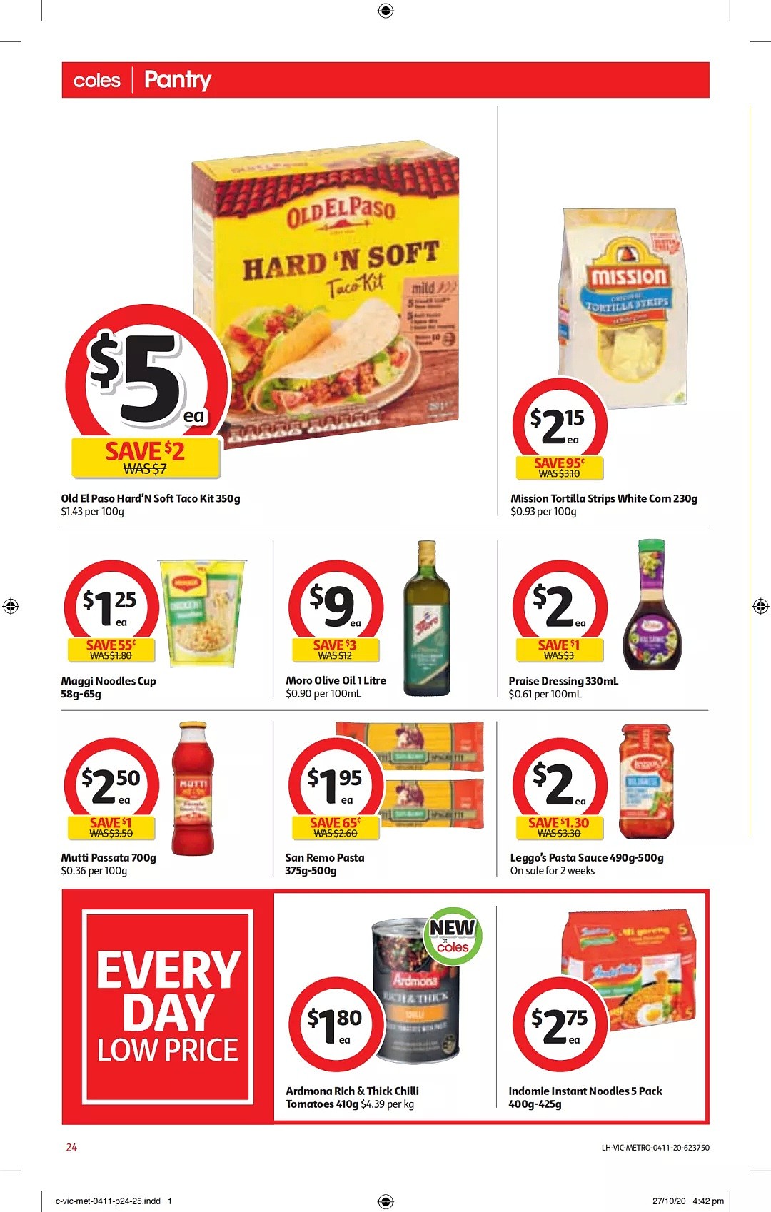 Coles 11月4日-11月10日折扣，油半价，免费换刀具活动开始 - 24