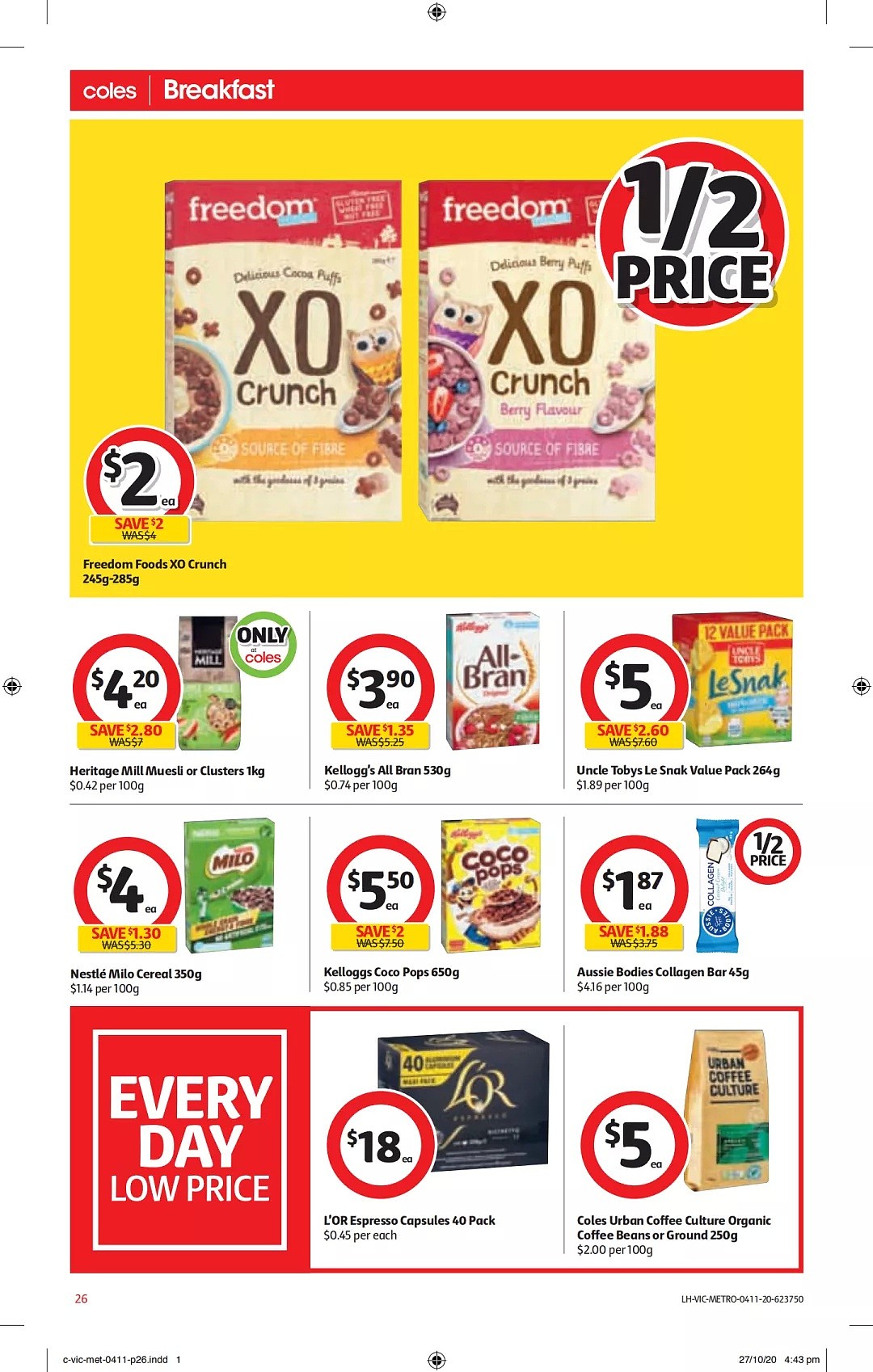 Coles 11月4日-11月10日折扣，油半价，免费换刀具活动开始 - 26