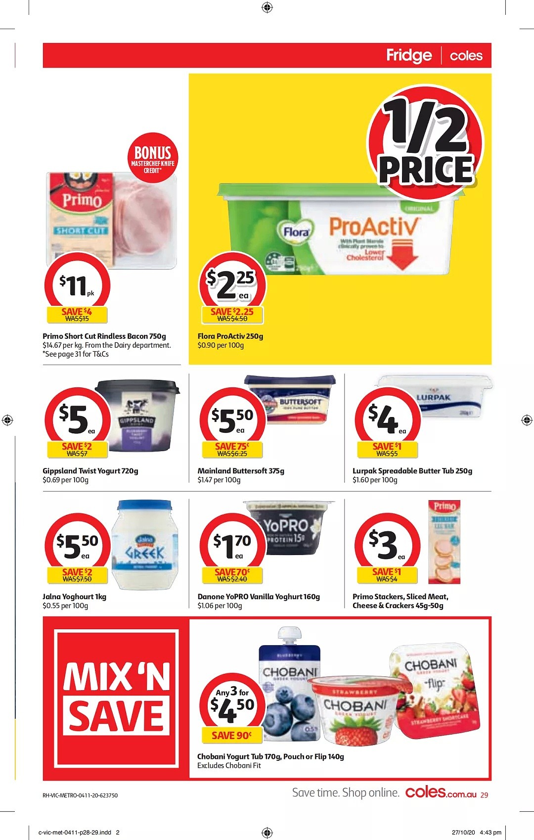 Coles 11月4日-11月10日折扣，油半价，免费换刀具活动开始 - 29