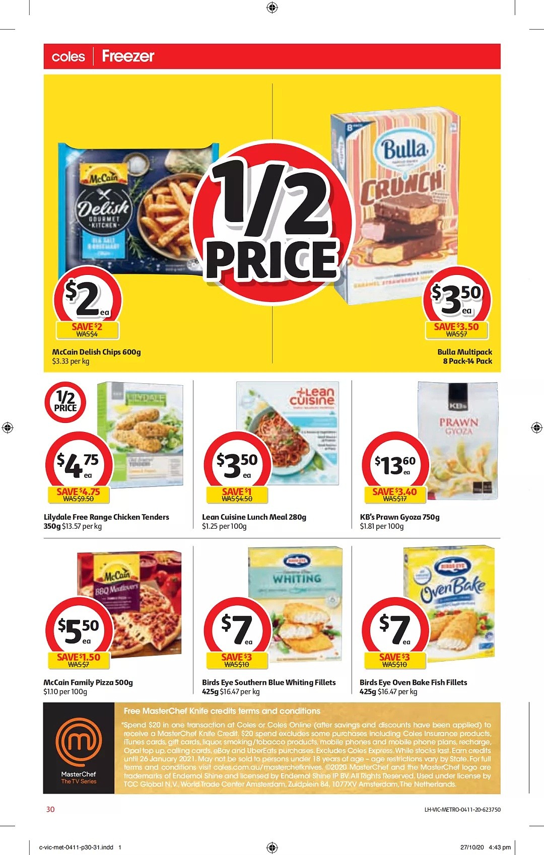 Coles 11月4日-11月10日折扣，油半价，免费换刀具活动开始 - 30