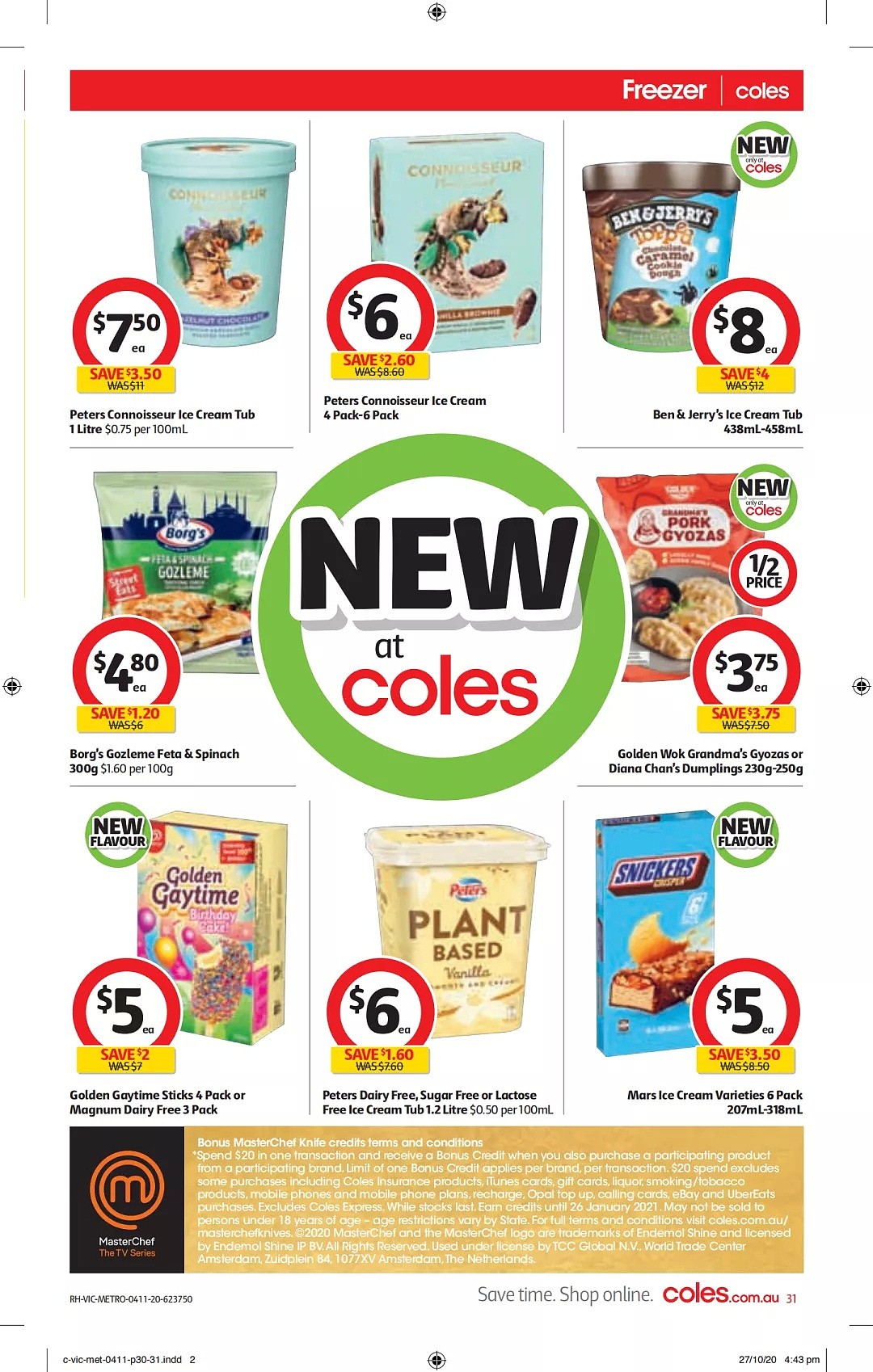 Coles 11月4日-11月10日折扣，油半价，免费换刀具活动开始 - 31