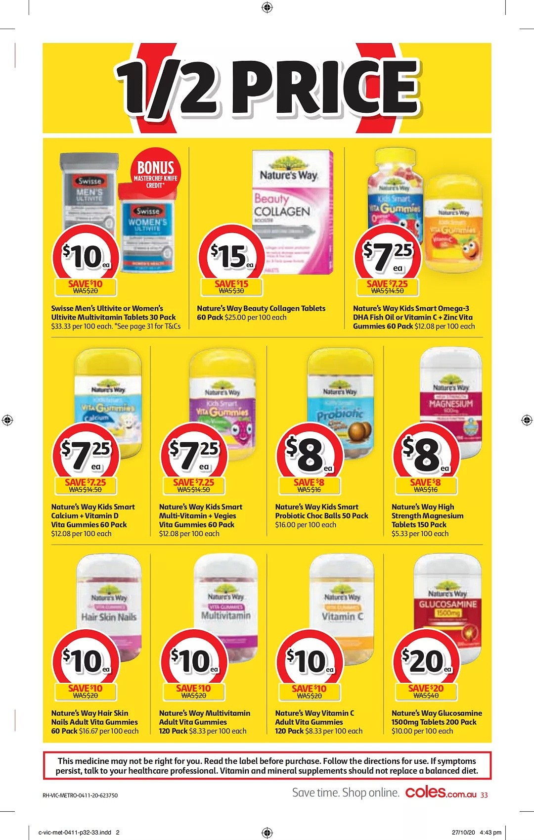 Coles 11月4日-11月10日折扣，油半价，免费换刀具活动开始 - 33