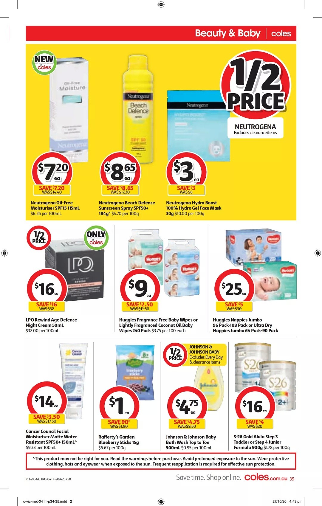 Coles 11月4日-11月10日折扣，油半价，免费换刀具活动开始 - 35