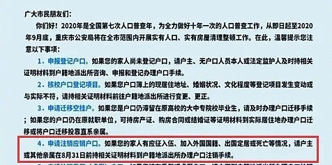 中国留学生注意！中国第七次人口普查开始，这些海外华人或被注销户籍，没PR也中招（视频/组图） - 12