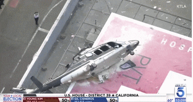 渗人！洛杉矶直升飞机坠毁，医生从中捧出一颗心脏，被绊倒心脏飞了出去（视频/组图） - 3