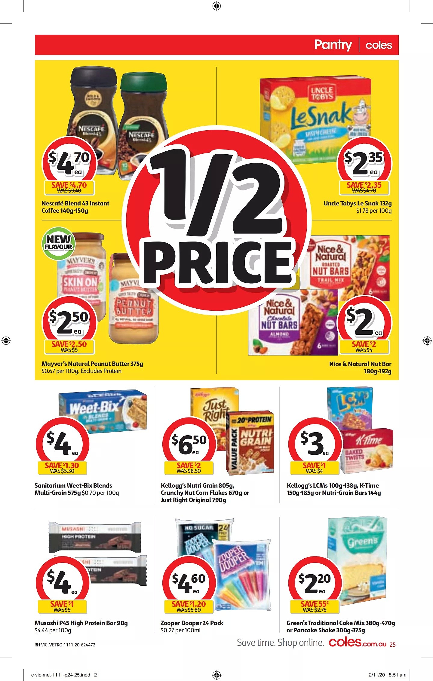 Coles 11月11日-11月17日折扣，椒盐鱿鱼、哈根达斯半价 - 25