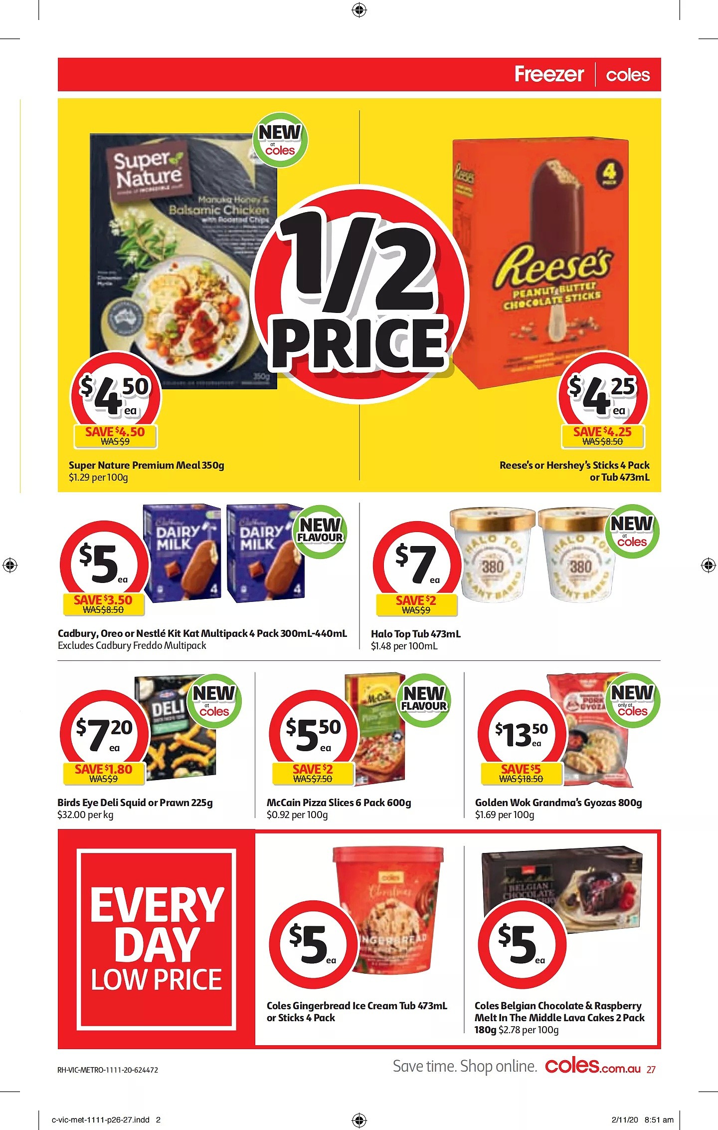 Coles 11月11日-11月17日折扣，椒盐鱿鱼、哈根达斯半价 - 27