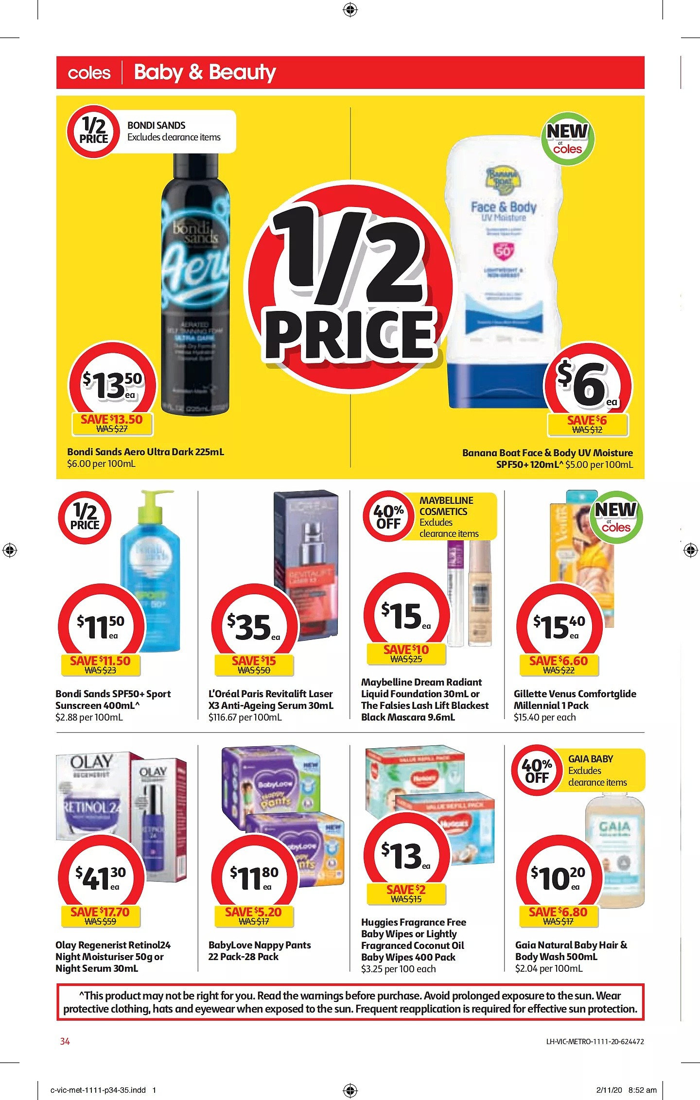 Coles 11月11日-11月17日折扣，椒盐鱿鱼、哈根达斯半价 - 34