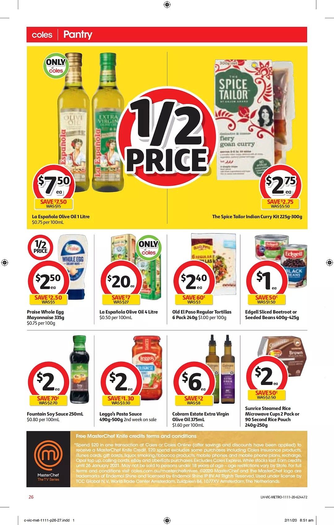 11月11日-11月17日折扣！Coles/Woolies半价折扣商品来啦，罐头，油，护肤品...（组图） - 9