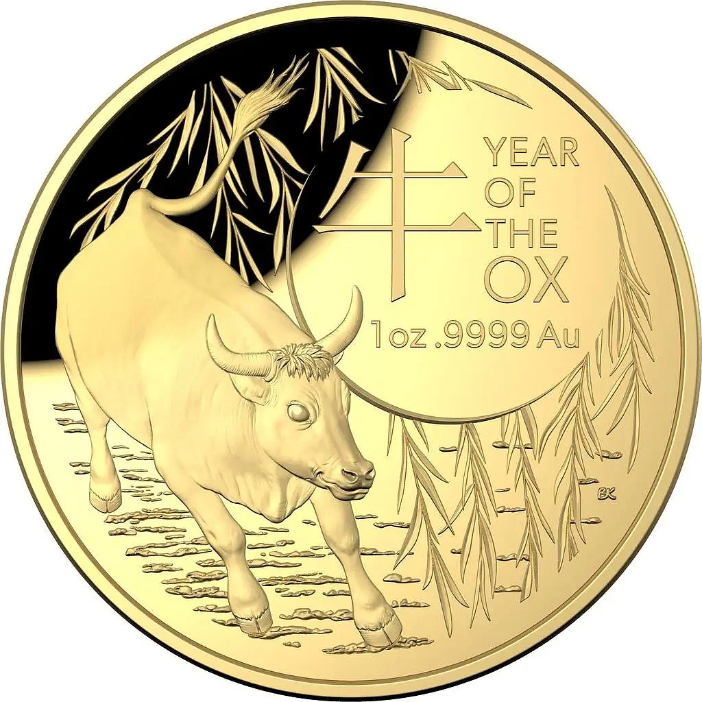 一枚$3600！澳洲皇家铸币厂限量发行中国农历牛年收藏币，纯金 - 6