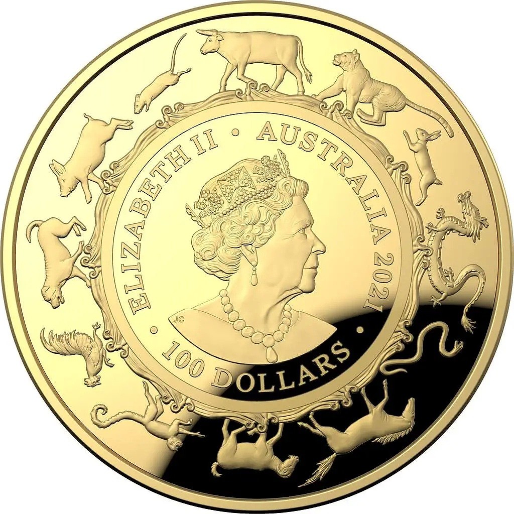 一枚$3600！澳洲皇家铸币厂限量发行中国农历牛年收藏币，纯金 - 9