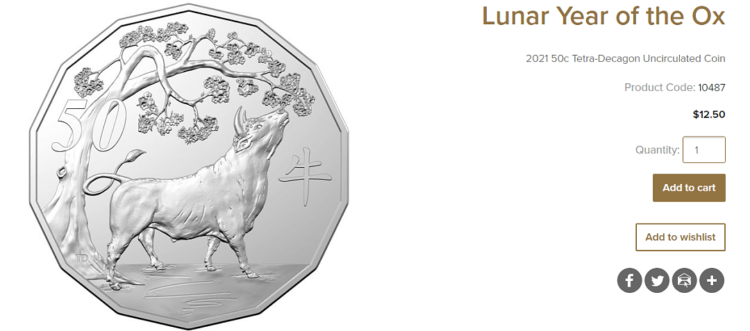 一枚$3600！澳洲皇家铸币厂限量发行中国农历牛年收藏币，纯金 - 14
