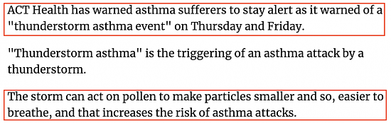 堪培拉天气：雷雨袭来！ACT Health警告哮喘患者要保持警惕 - 3