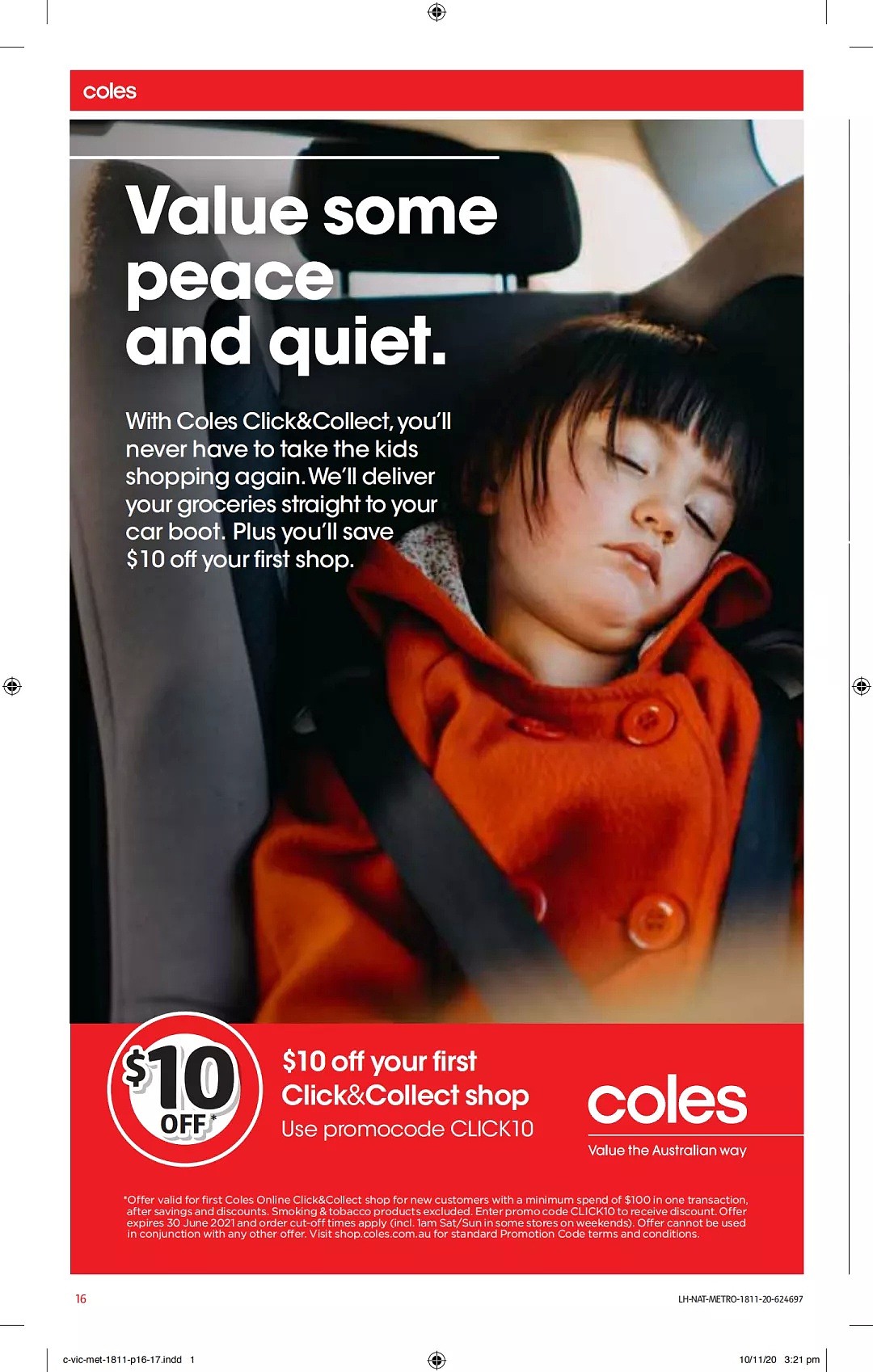 Coles 11月18日-11月24日折扣，油、防晒霜半价 - 16