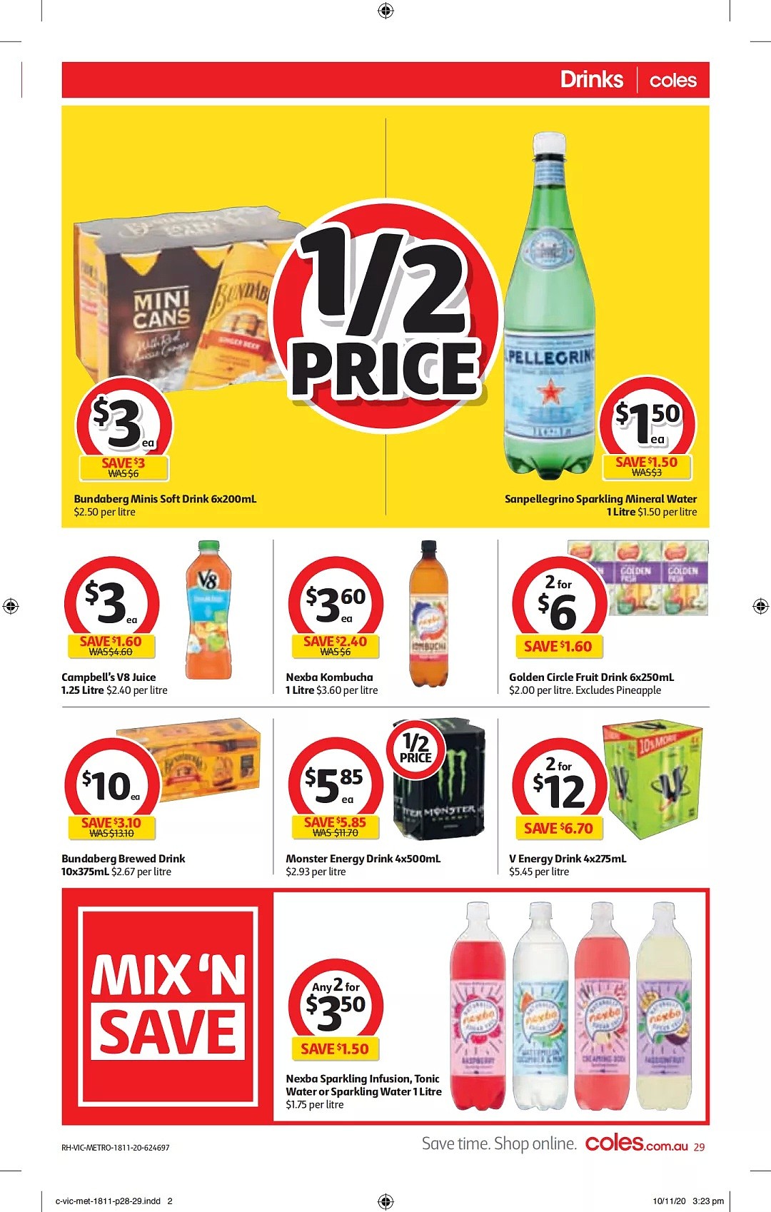 Coles 11月18日-11月24日折扣，油、防晒霜半价 - 29